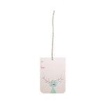 Holiday Gift Tag Happy Reindeer